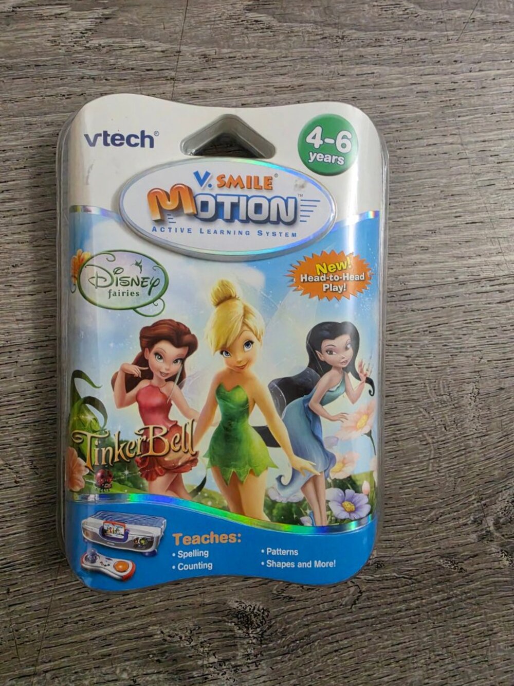 VTech V.Smile Motion Disney Fairies Tinker Bell Game New Sealed